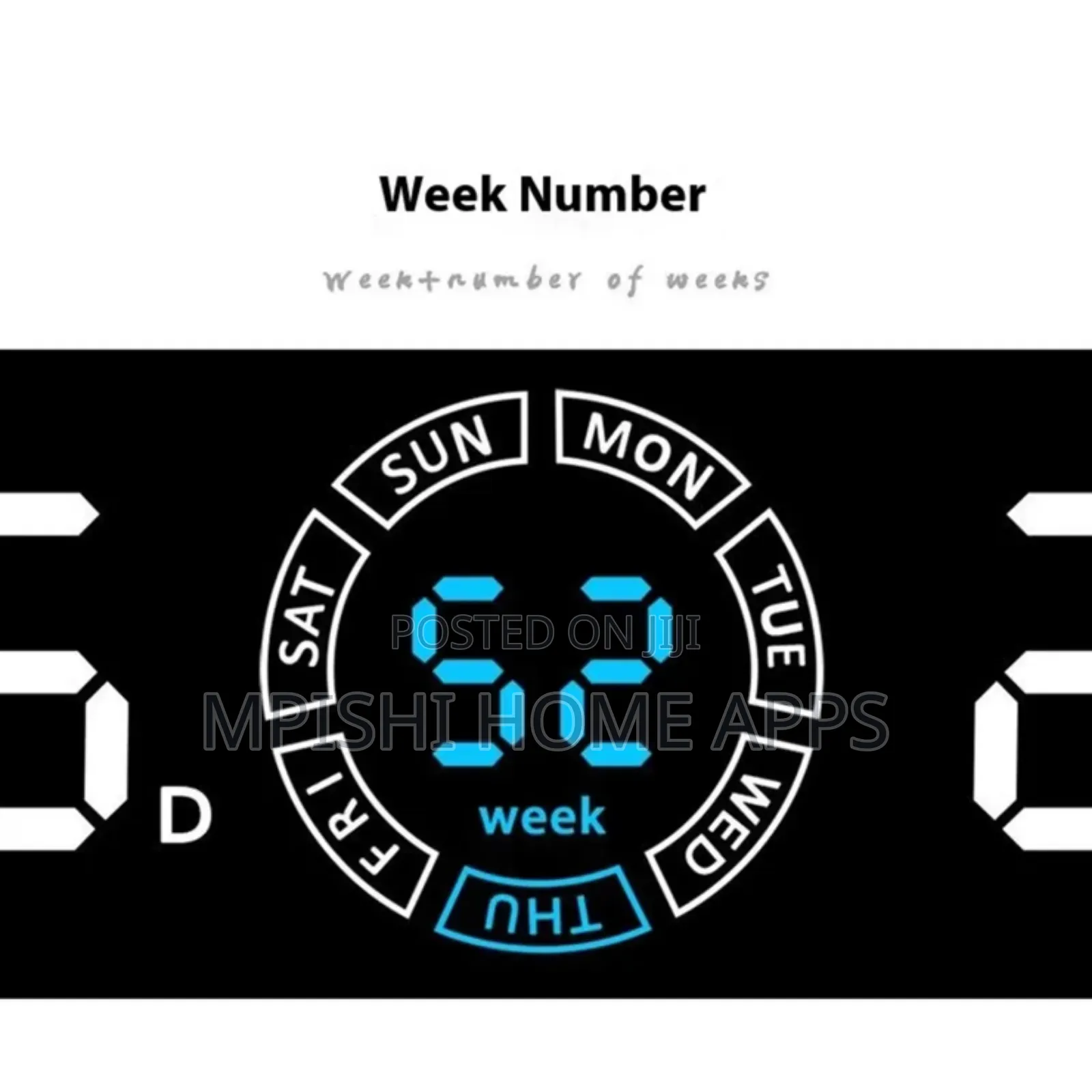 Modern Led Digital Wall Clock