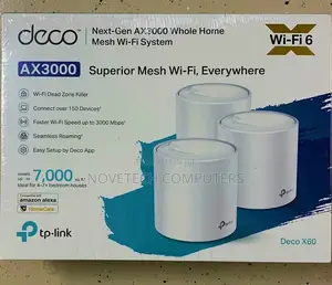 Tp-link Deco X60 Wifi 6 Router Ax3000 Whole Home Mesh Wi-fi System