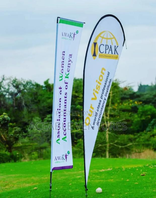 Event Branding Teardrop Flags-Fast Design Print