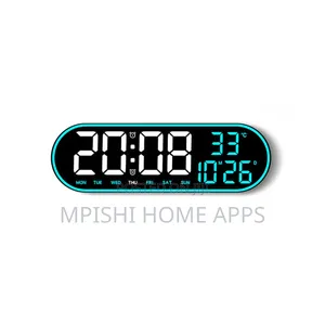 Led Digital Wall Clock With Alarm