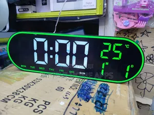 Led Digital Wall Clock With Alarm