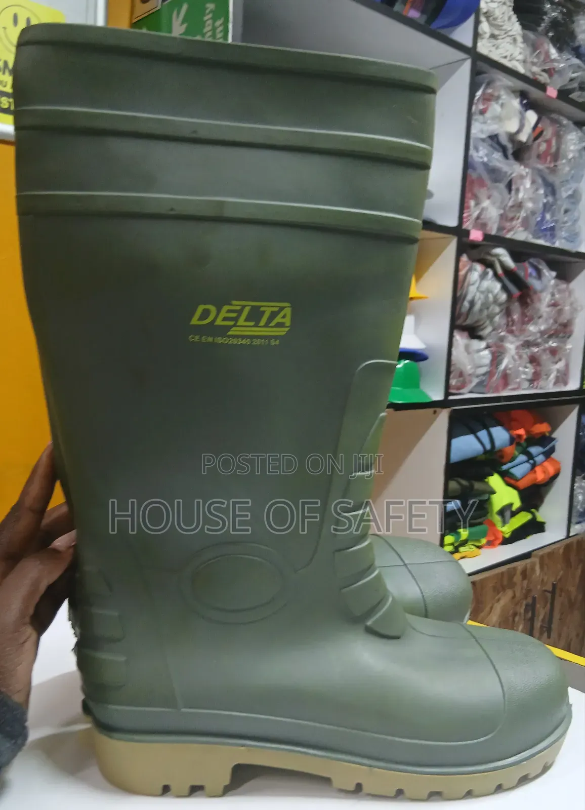 Certified Green Delta Safety Gumboot