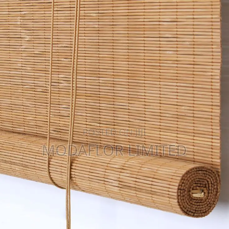 Elegant Bamboo Roller Blinds – Natural Window Covering