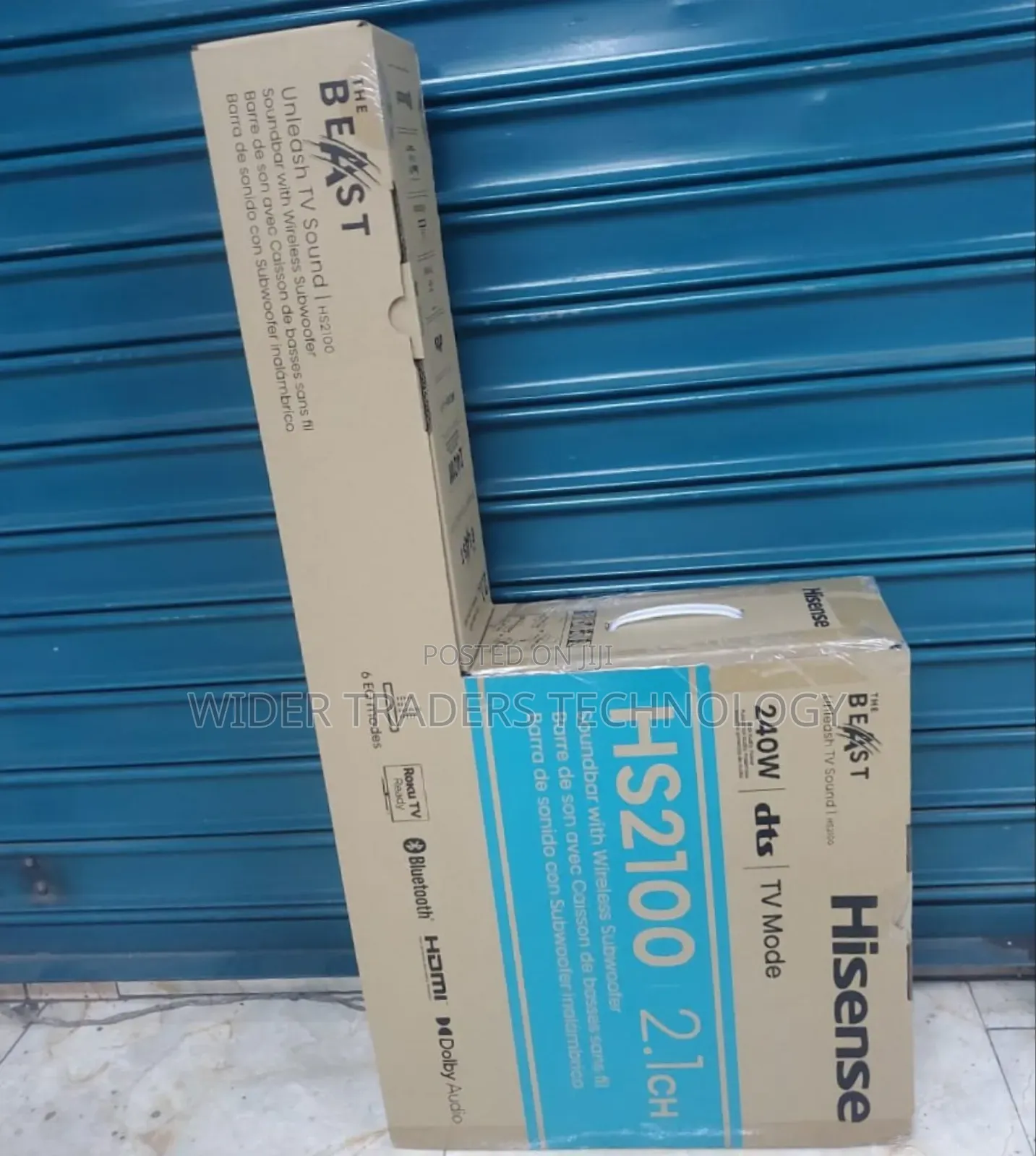 Hisense 240 Watts 2.1ch Hs2100 Hisense Sound Bar.