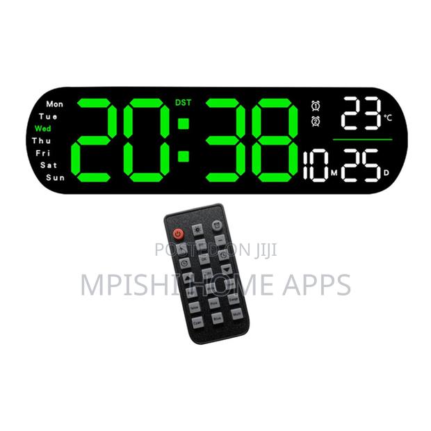 Large Led Digital Wall Clock - thumbnail 3