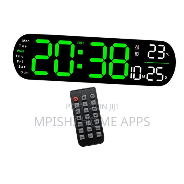 Large Led Digital Wall Clock - thumbnail 4