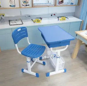 Kid's Desk; Modern Adjustable Student Desk and Chair Set