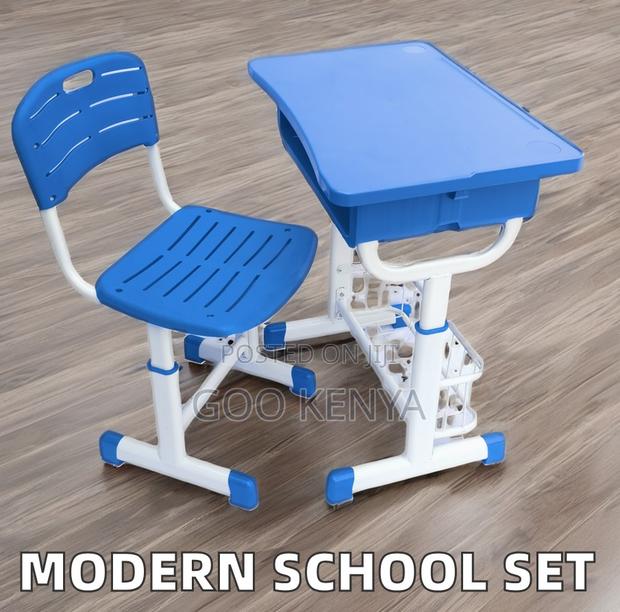 Kid's Desk; Modern Adjustable Student Desk and Chair Set - thumbnail 5