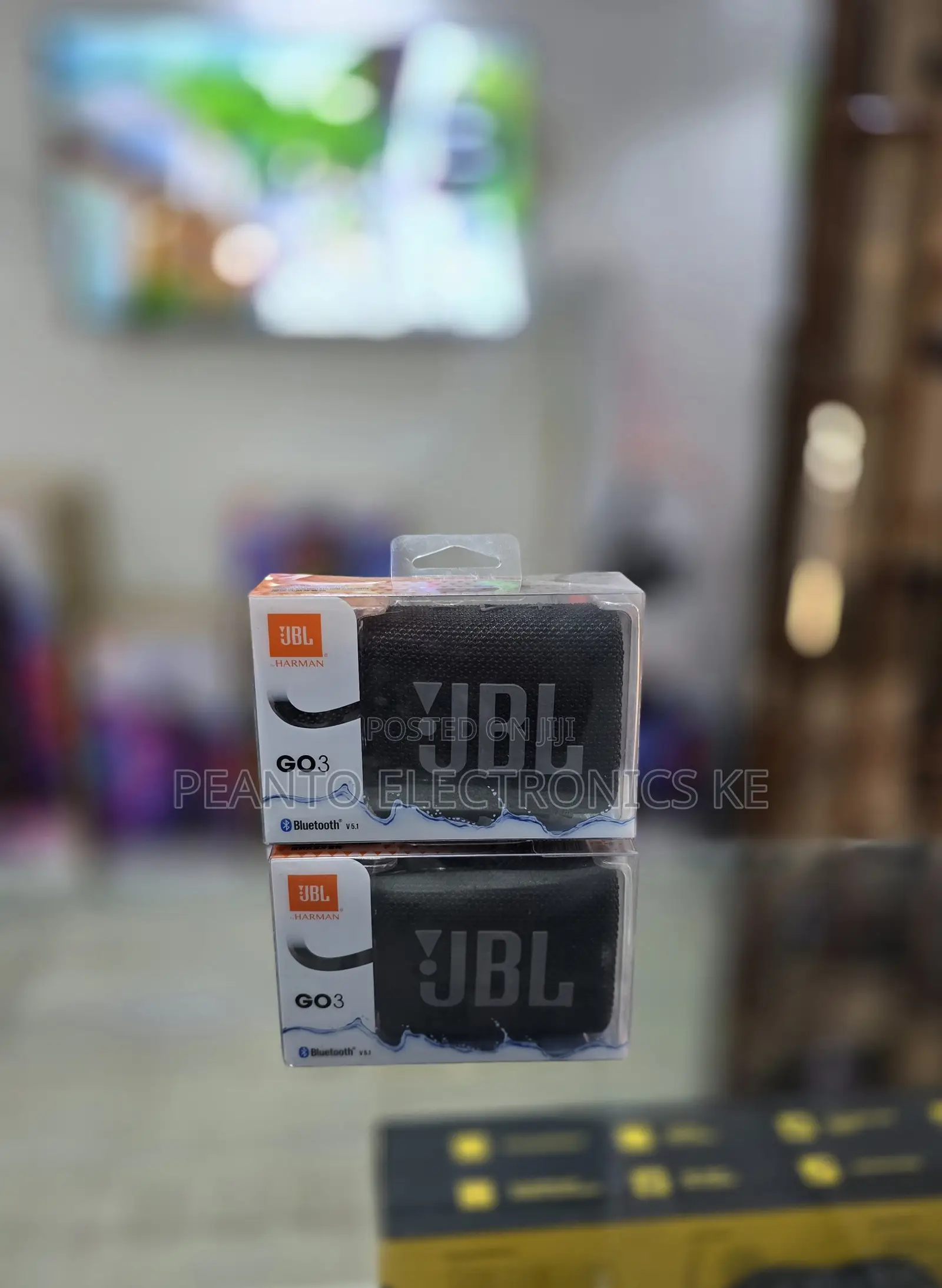 JBL Go 3 - Portable Mini Bluetooth Speaker, Big Audio and Punchy Bass