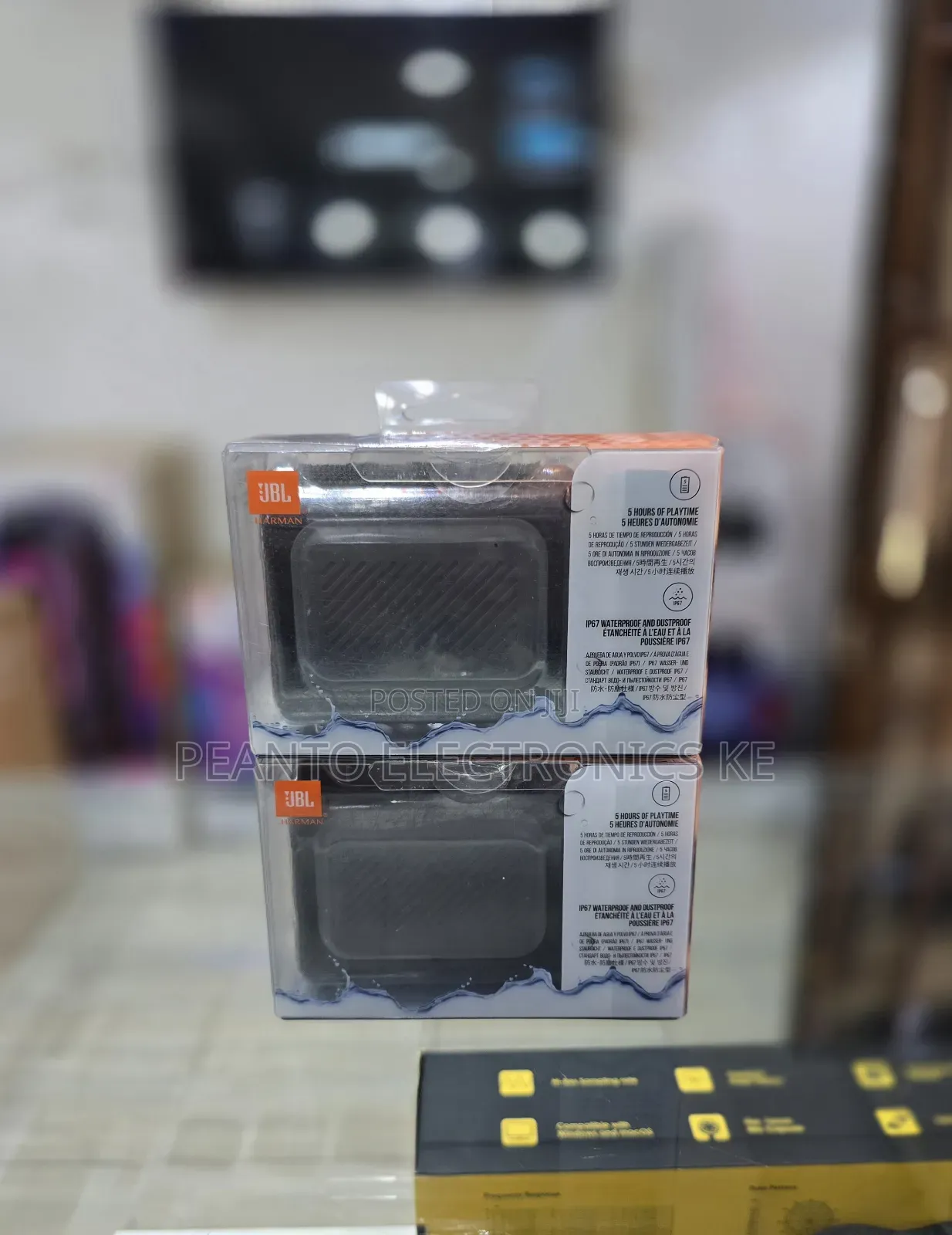 JBL Go 3 - Portable Mini Bluetooth Speaker, Big Audio and Punchy Bass