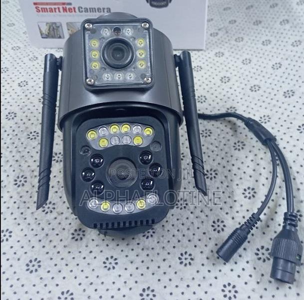 Dual Lens CCTV Camera 360 View With Hd Infrared Night Vision Indoor