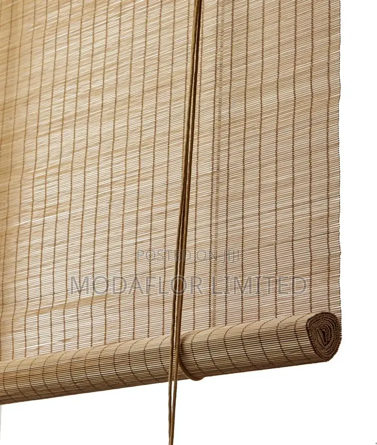 Natural Bamboo Roller Blinds – Stylish Sun Protection