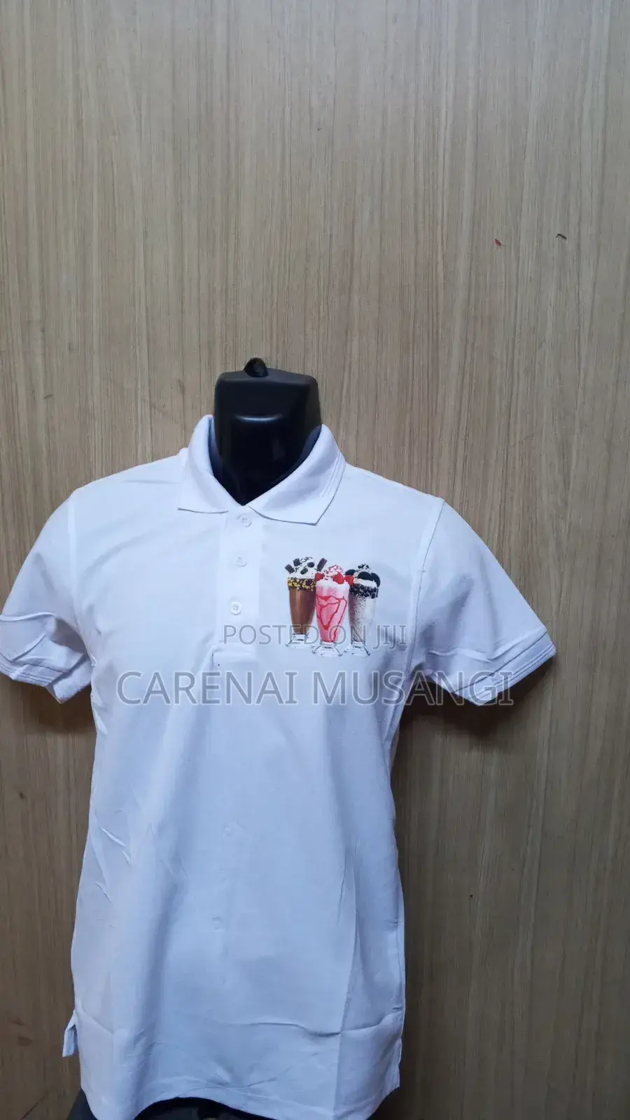 Pure White Polo T-Shirts