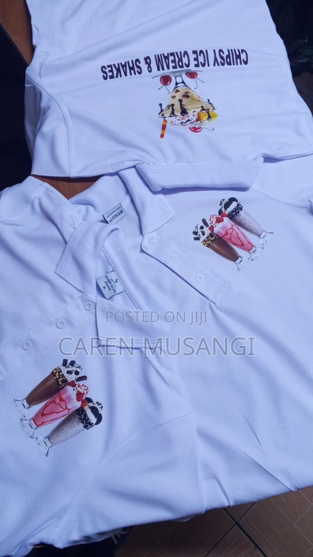 Pure White Polo T-Shirts - thumbnail 3
