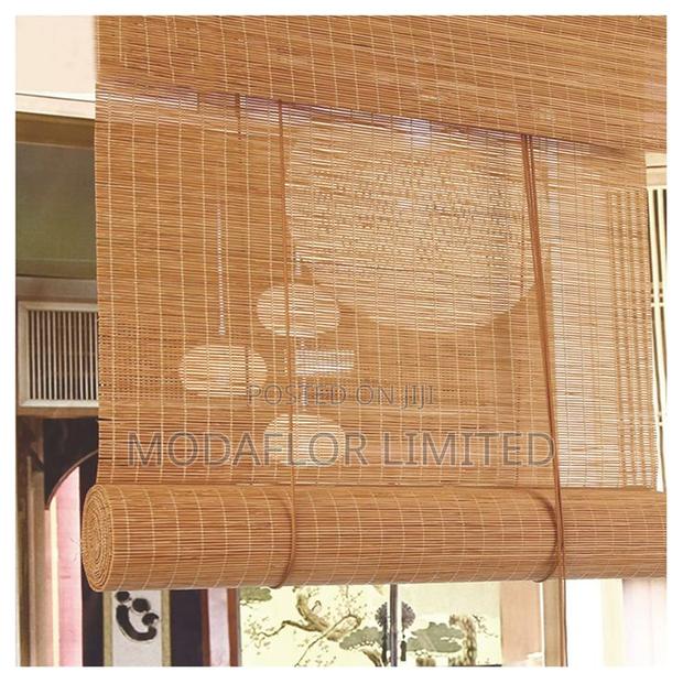 High-Quality Bamboo Roller Blinds – Natural Aesthetic - main view