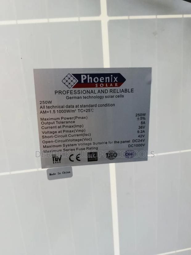 Phoenix 250w Solar Panel - thumbnail 3