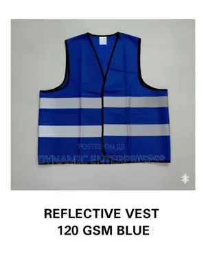 Blue Reflective Safety Vest