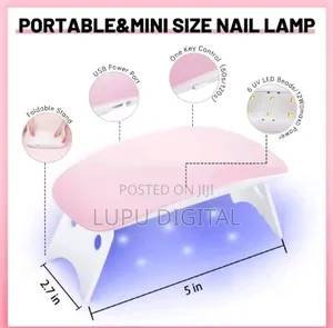 6w Mini Nail Lamp Dryer Machine Portable 6 Led Uv Manicure Lamp Home