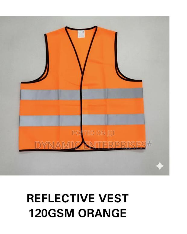 Orange High-visibility Safety Vest - main view