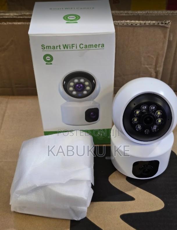 Smart Wifi Camera Dual Lens Wireless With Audio 2 Ways