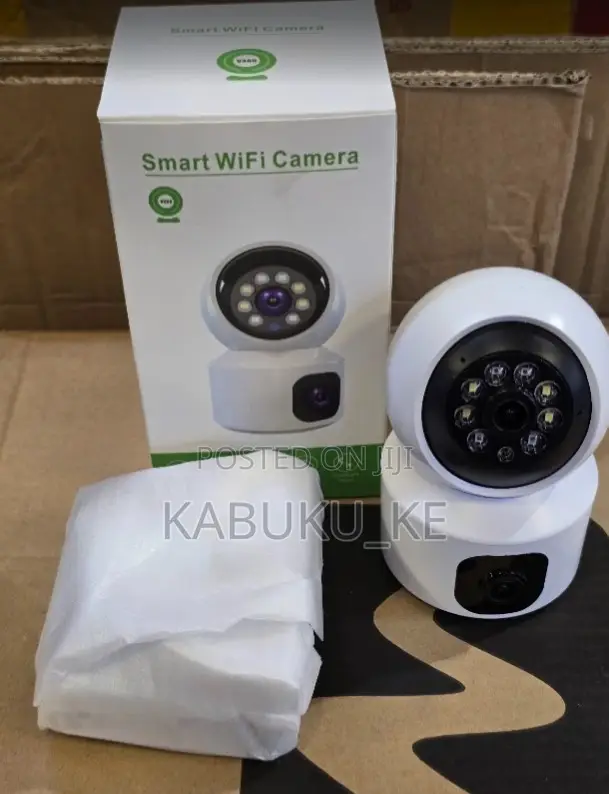Smart Wifi Camera Dual Lens Wireless With Audio 2 Ways