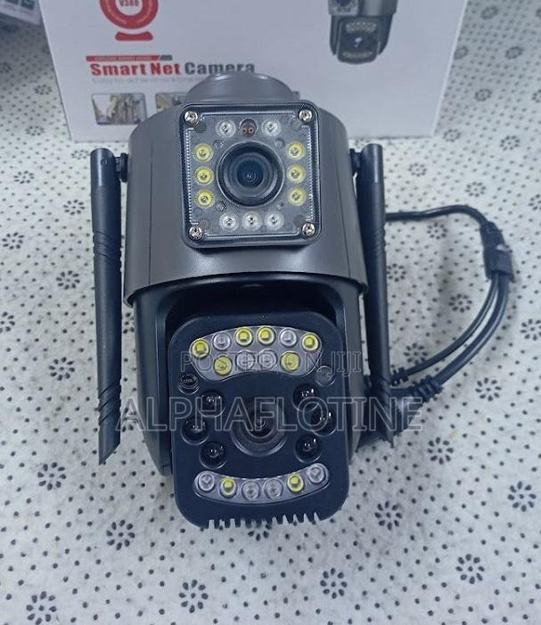 1080p Full Hd Dual Screen 4g CCTV Sim Card CCTV Duo Lens Camera