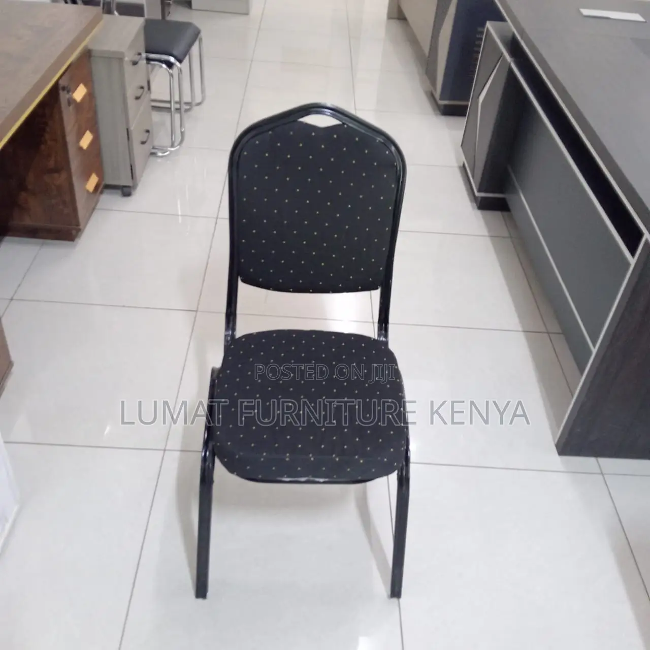 Stackable Black Function Chair