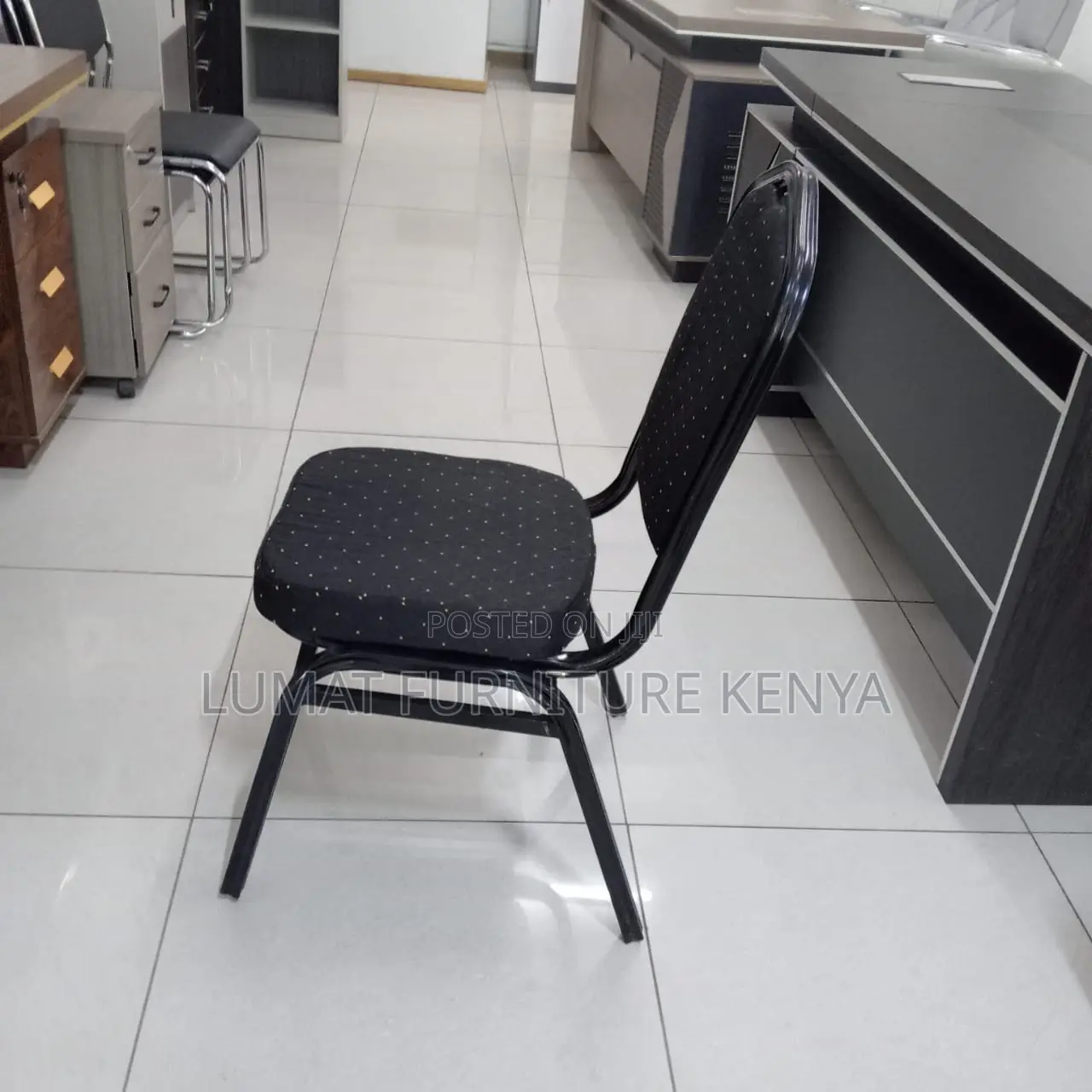 Stackable Black Function Chair