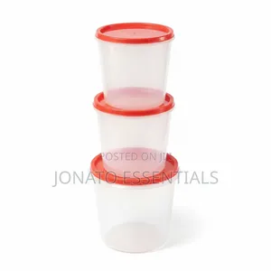 Adix Keep Fresh 3pcs Food Storage Containers Set, Cereal Jars