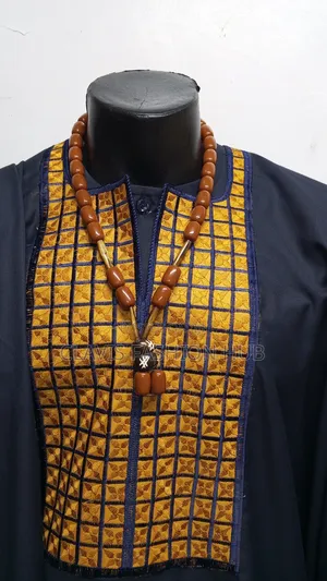 Nigerian Necklaces With Traditional Decorations
