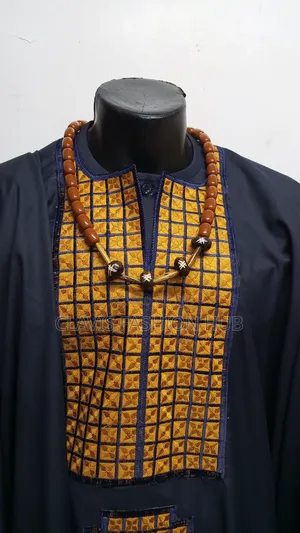 Nigerian Necklaces With Traditional Decorations