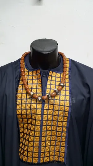 Nigerian Necklaces With Traditional Decorations