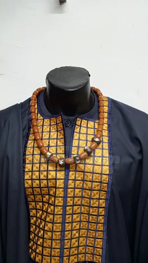 Nigerian Necklaces With Traditional Decorations