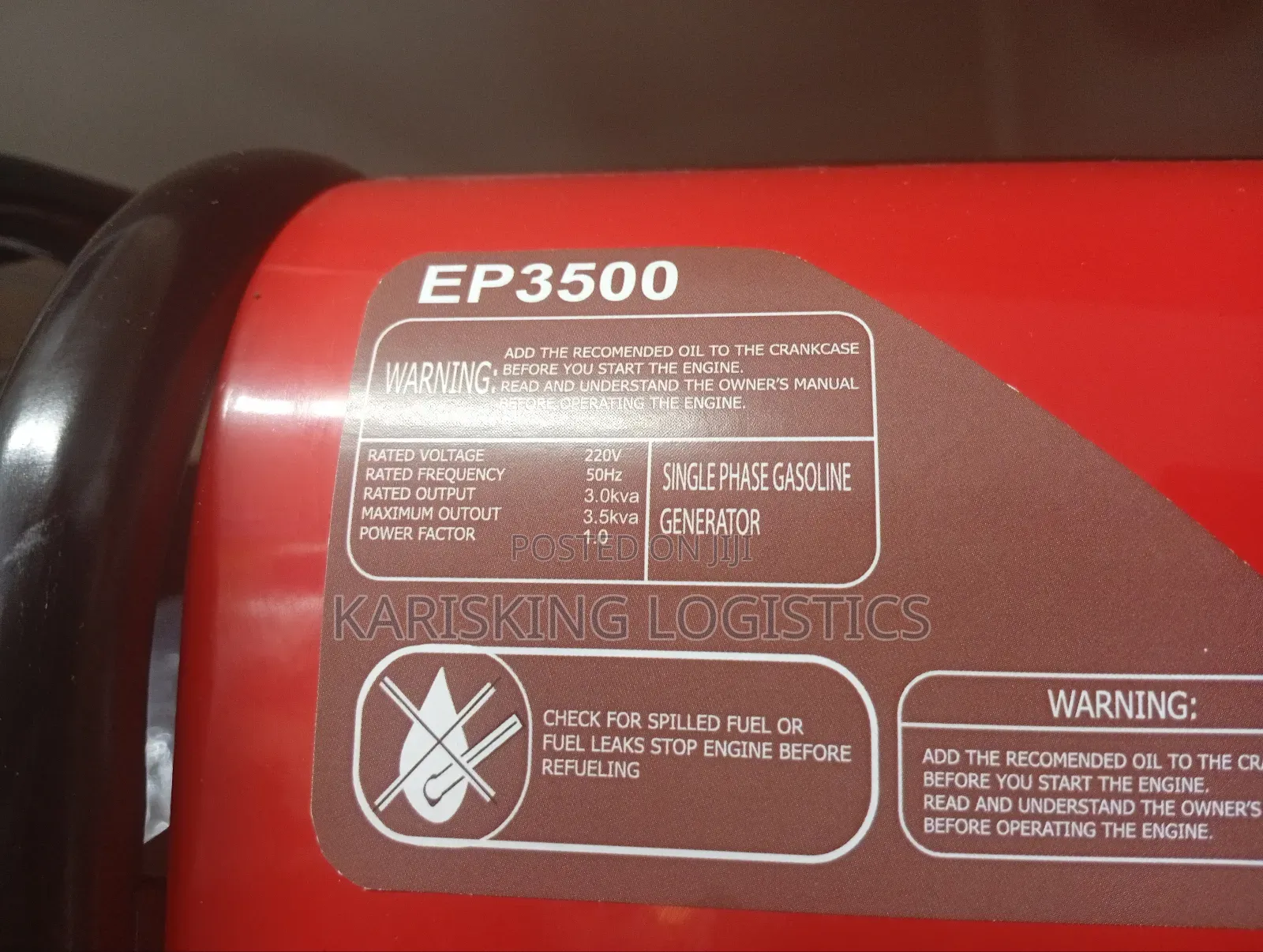3kva Honda Gasoline Generator