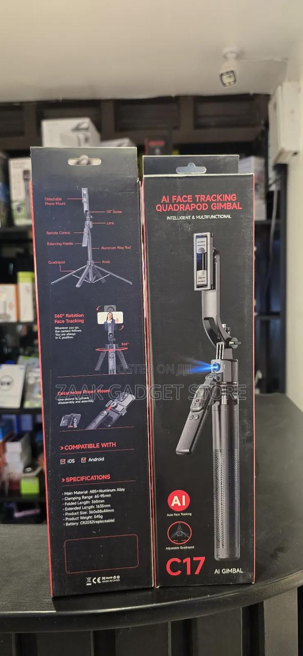 C17 Ai Face Tracking Quadrapod Gimbal - thumbnail 3
