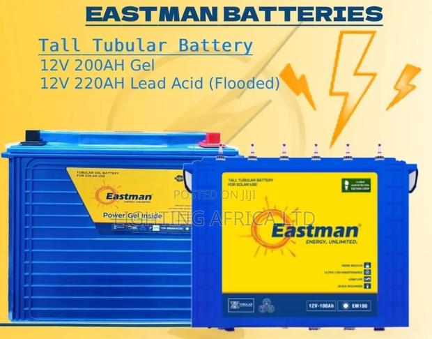 220ah Eastman Flooded Tubular Heavy Duty Battery 4 Years Warranty