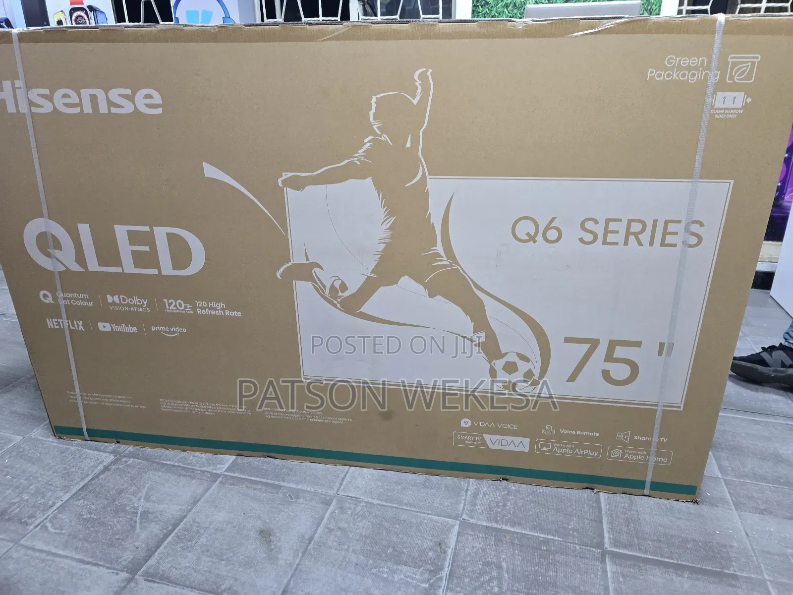 Hisense 75 Inch Qled Tv Q6 Series:75q6n