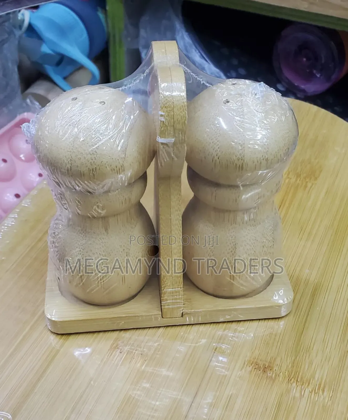 Salt and Pepper Shakers/ Bamboo Salt Shaker