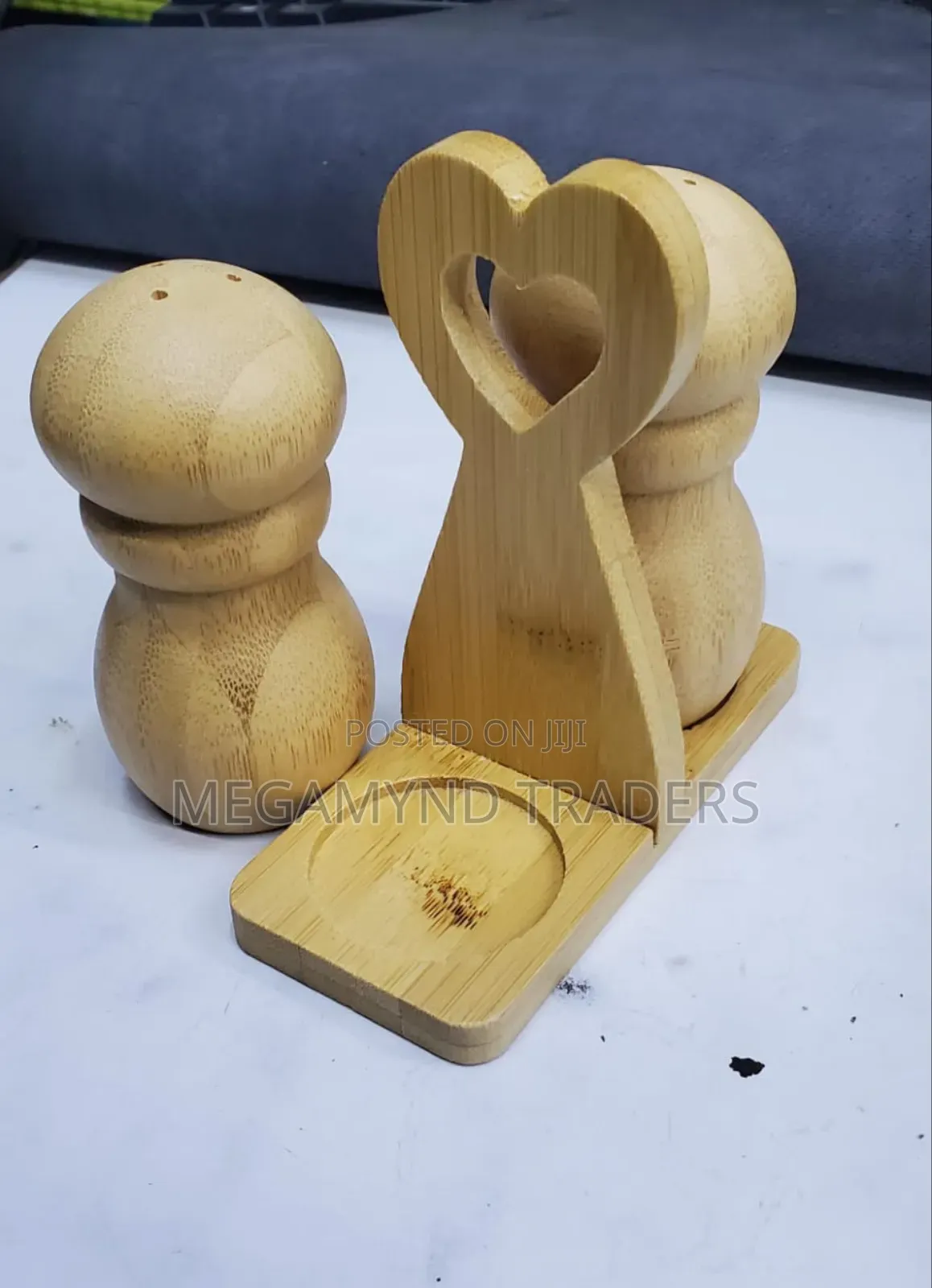 Salt and Pepper Shakers/ Bamboo Salt Shaker