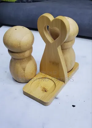 Salt and Pepper Shakers/ Bamboo Salt Shaker