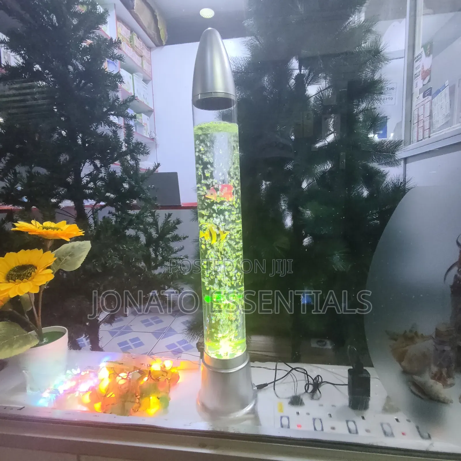 Led Bubble Fish Tube Lamp, Sensory Water Floor Light Decor