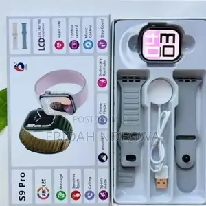 *S9pro Smart Watch 2 Straps*