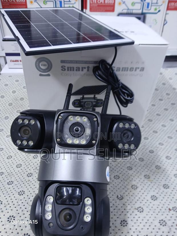 V380 Outdoor 4g Simcard Tripple Lens CCTV