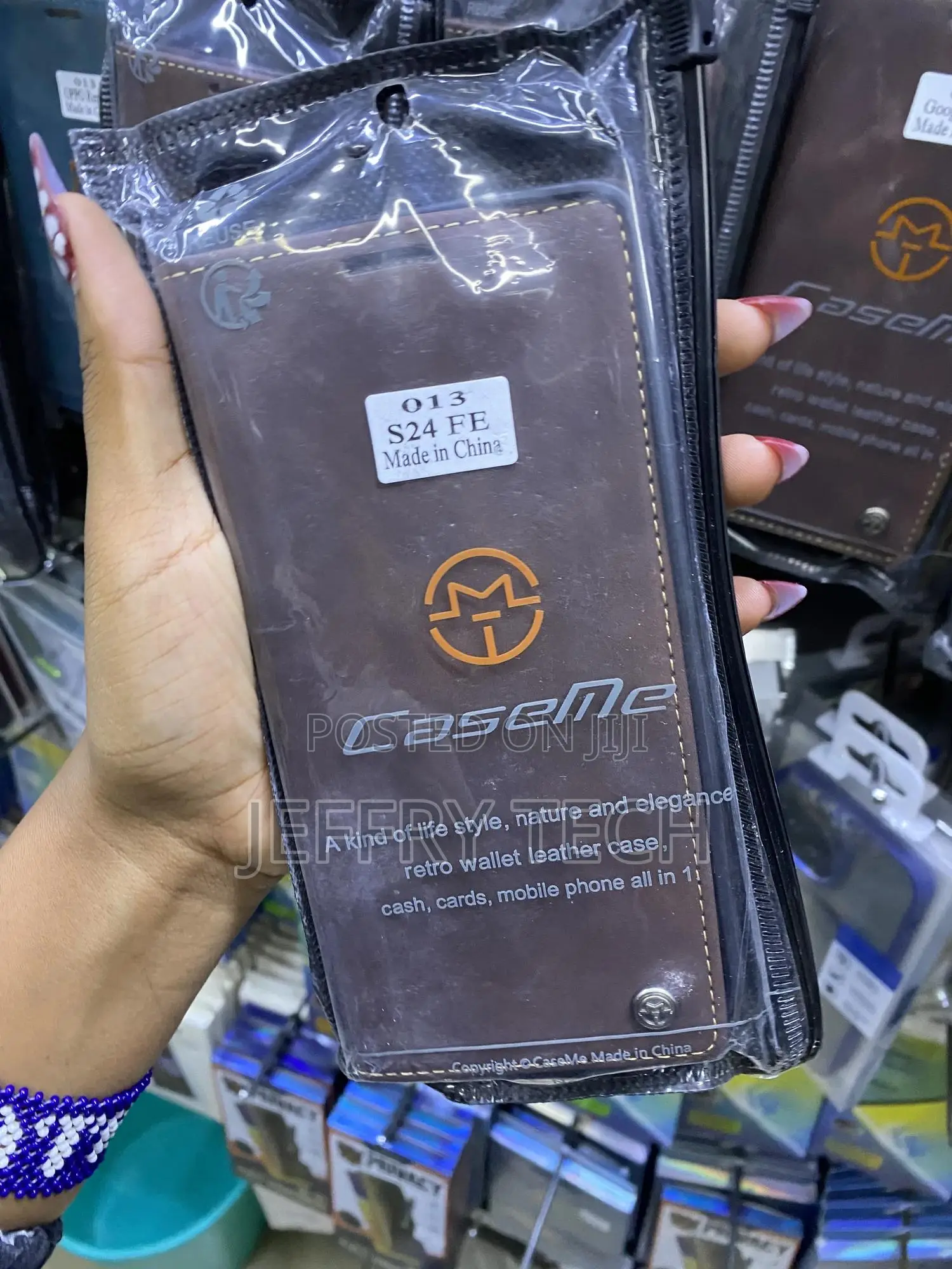 Fcozckl Samsung Galaxy S24fe 5g Caseme Flip Case With Card Holder