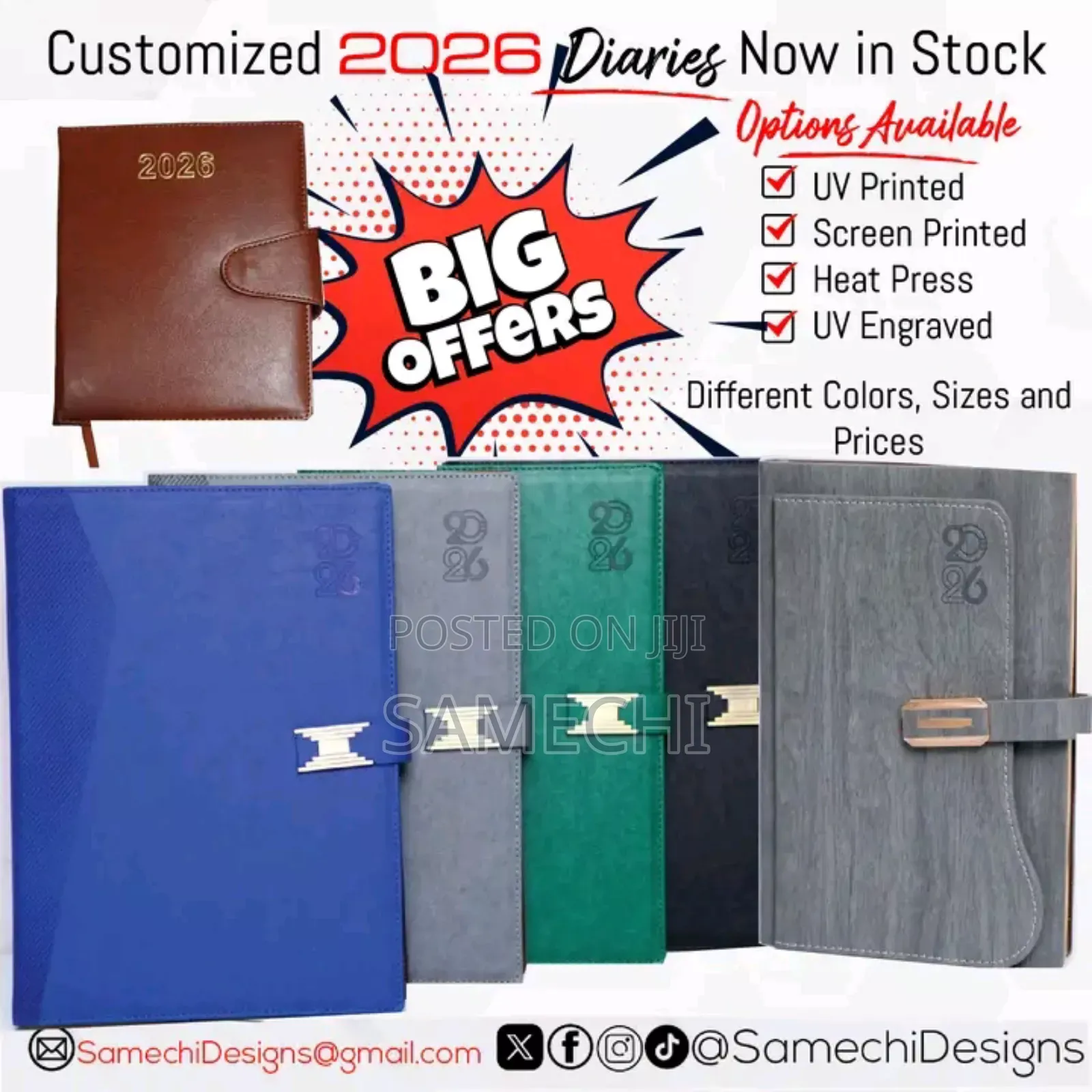 2026 Calendar Printing Diaries