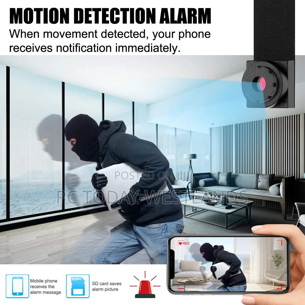 1080p Cam Hd Wireless Wifi Security Mini Micro Spycam Diy Cam