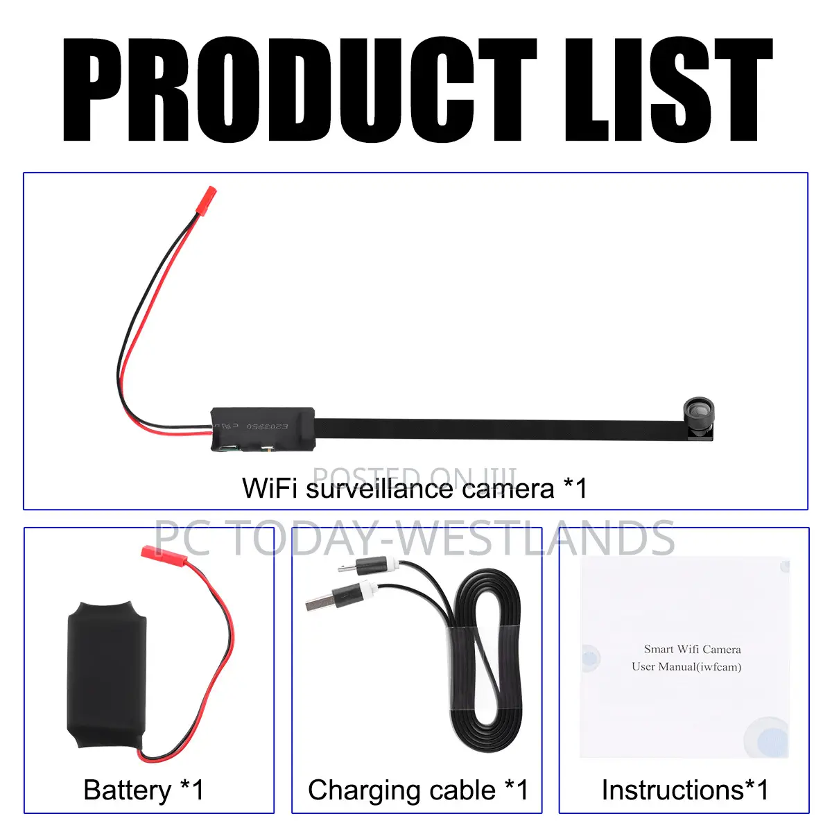 1080p Cam Hd Wireless Wifi Security Mini Micro Spycam Diy Cam