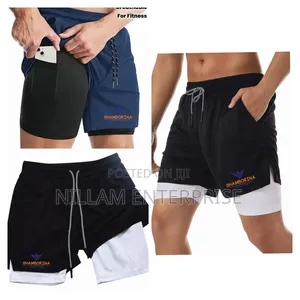 2 in 1 Mens Gym Short