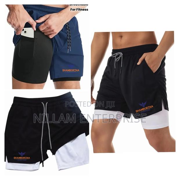 2 in 1 Mens Gym Short