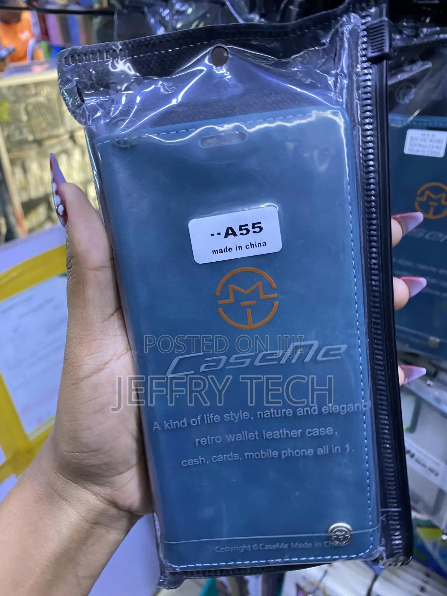 Deaser Samsung Galaxy A55 5g Flip Leather Case Casme With Card Slot